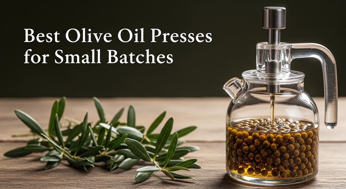 Best Olive Oil Presses for Small Batches