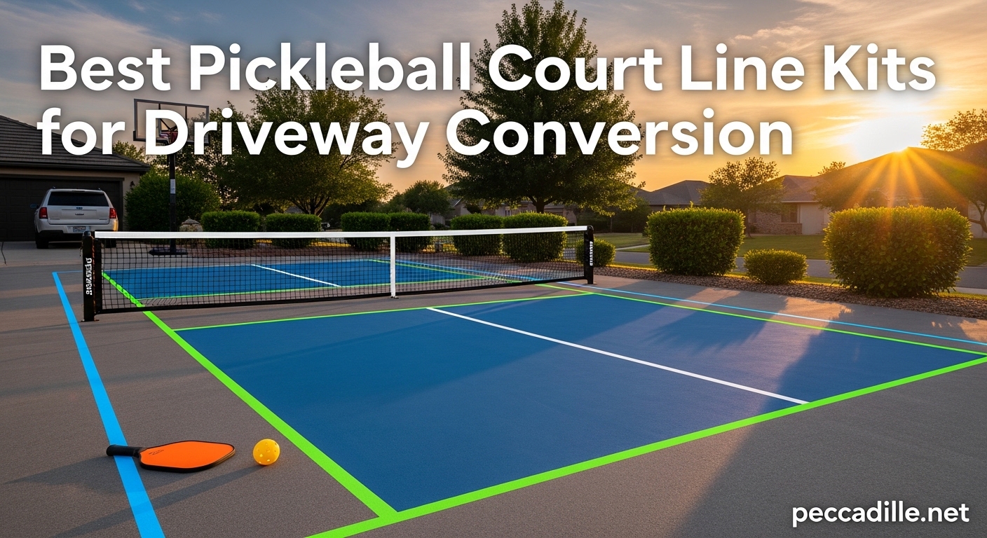 Best Pickleball Court Line Kits for Driveway Conversion