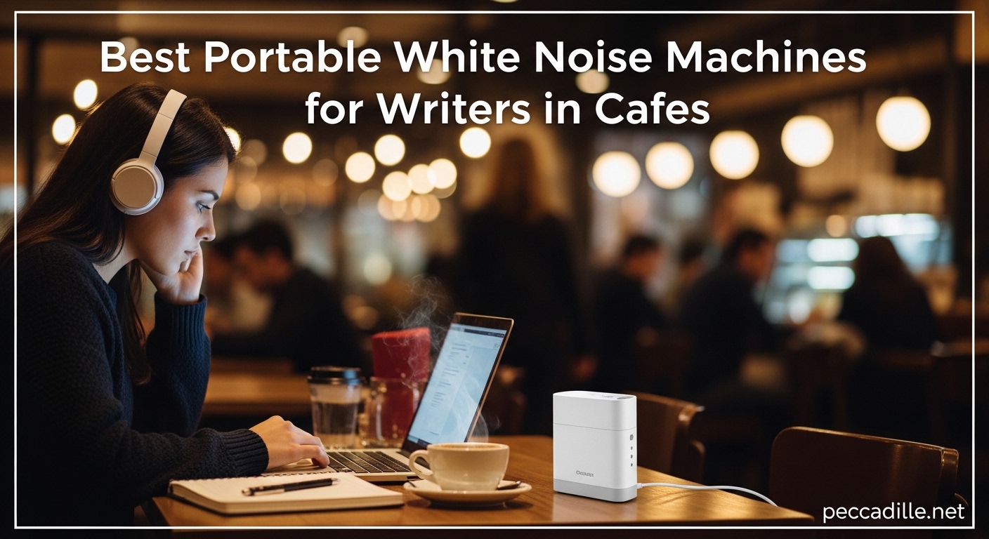 Best Portable White Noise Machines for Writers in Cafes