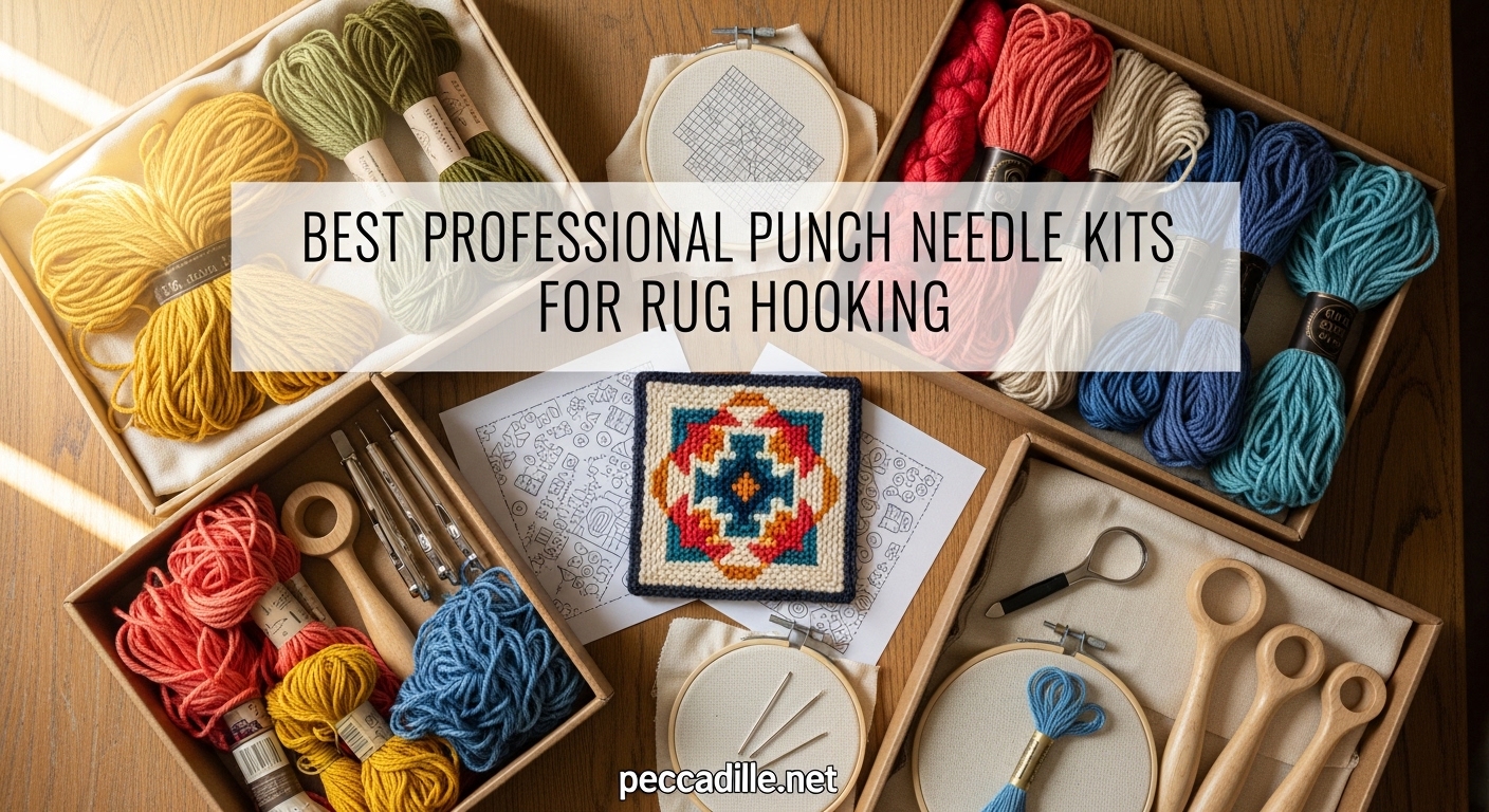 Best Professional Punch Needle Kits for Rug Hooking