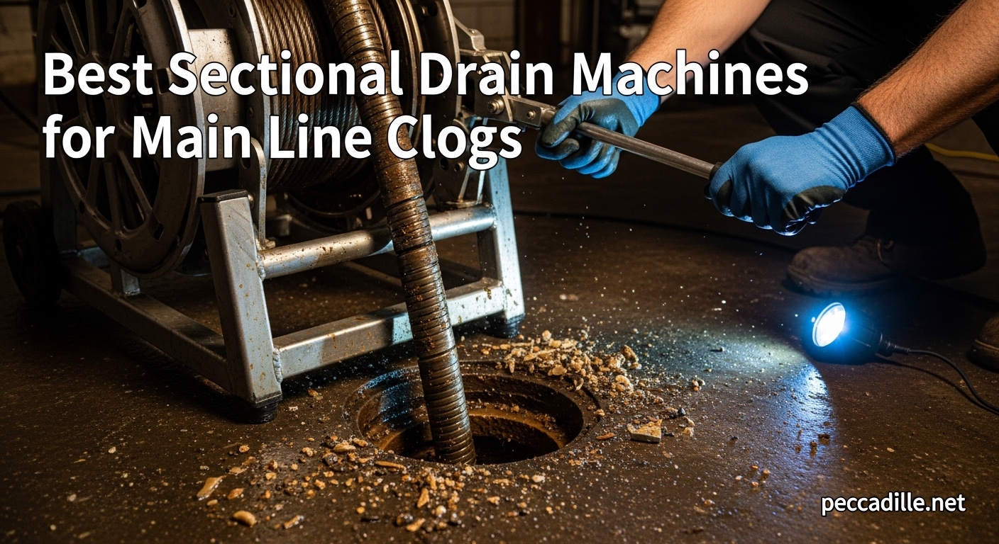 Best Sectional Drain Machines for Main Line Clogs