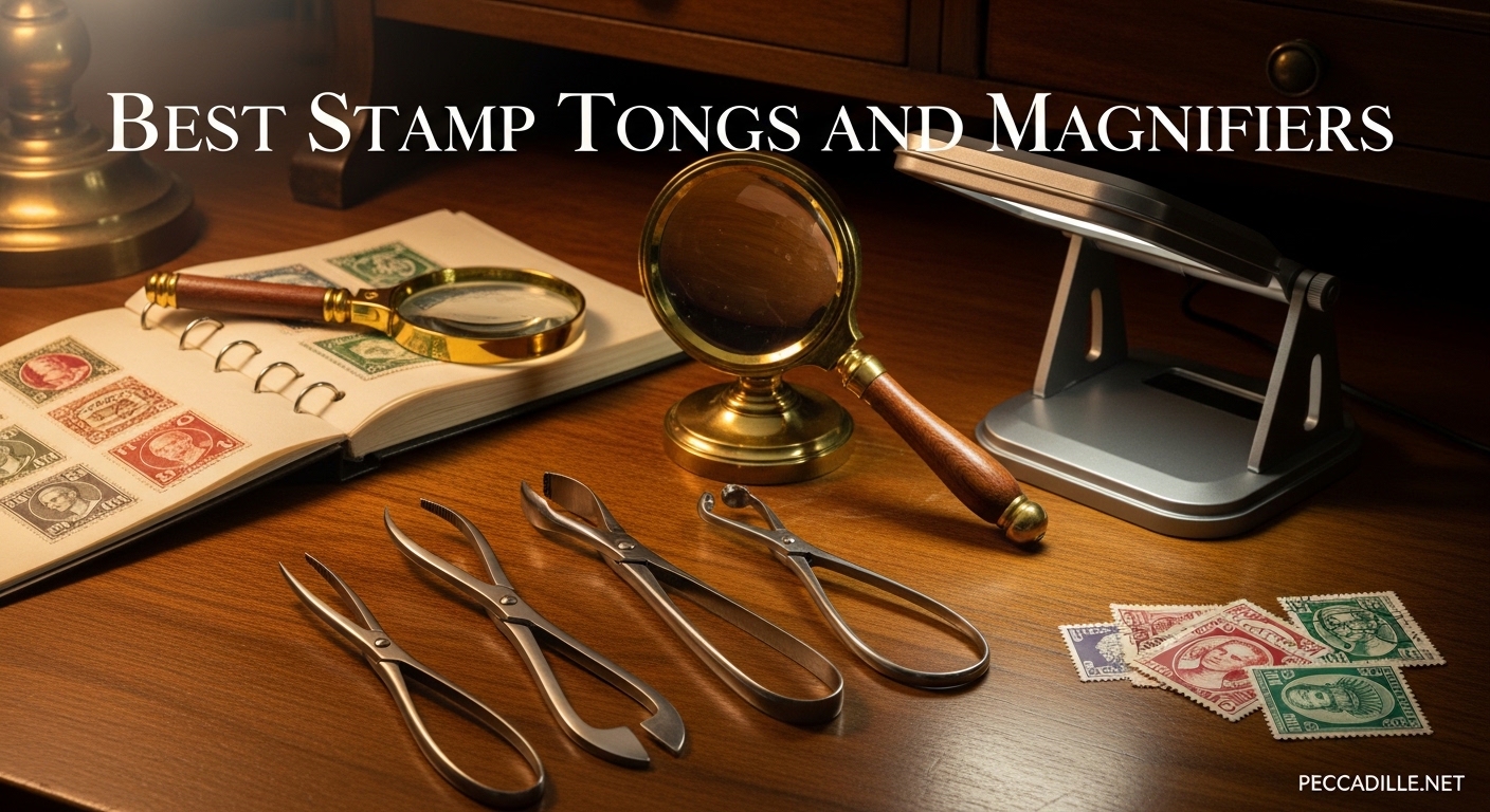 Best Stamp Tongs and Magnifiers