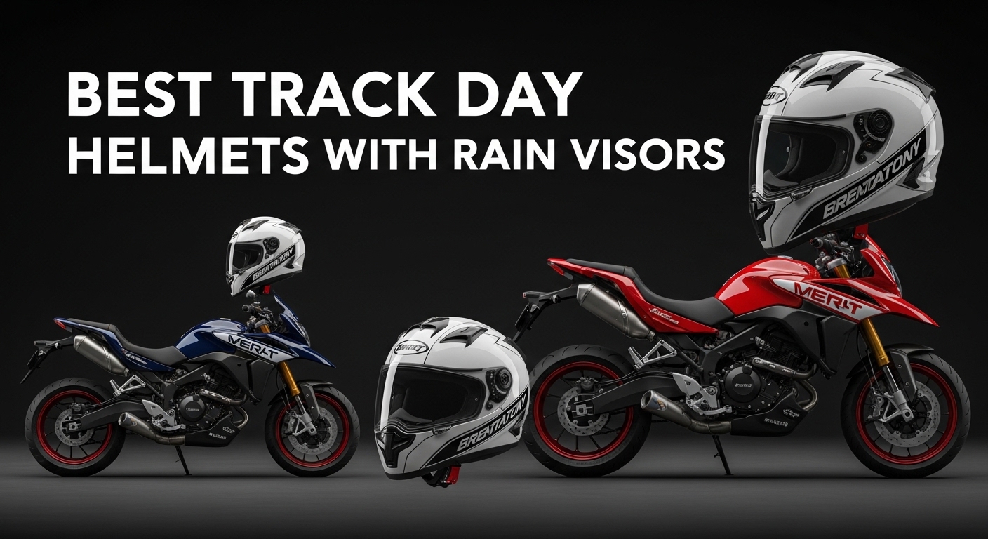 Best Track Day Helmets with Rain Visors