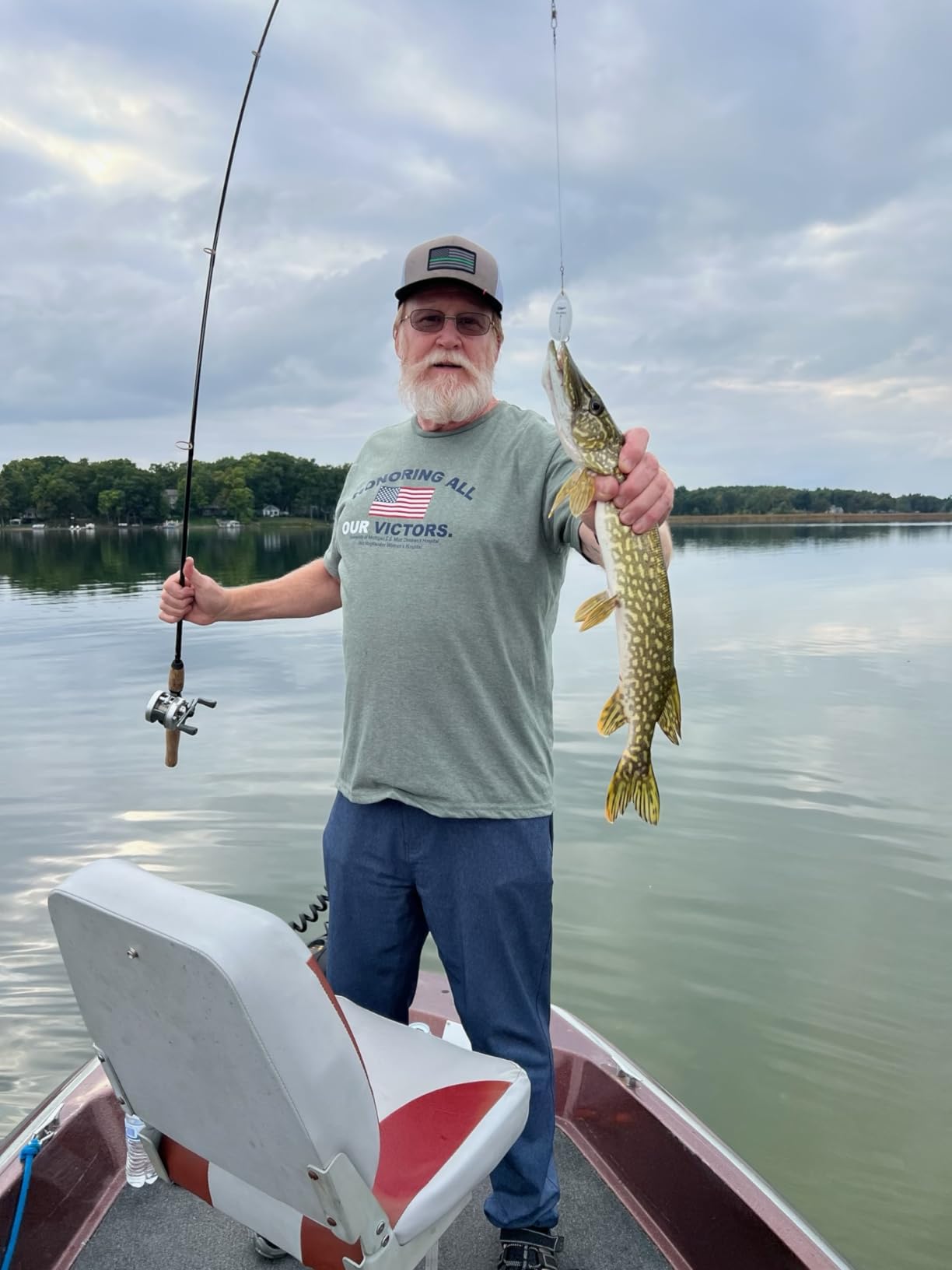 Mepp's Musky Killer-bktl, Hot White-White Bucktail Fishing Lure customer photo 1