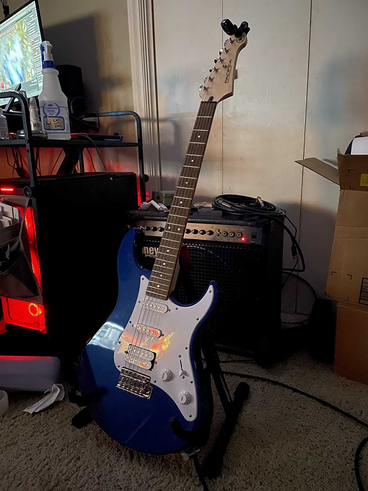 Yamaha Pacifica Series PAC012 Electric Guitar; Metallic Red customer photo 2