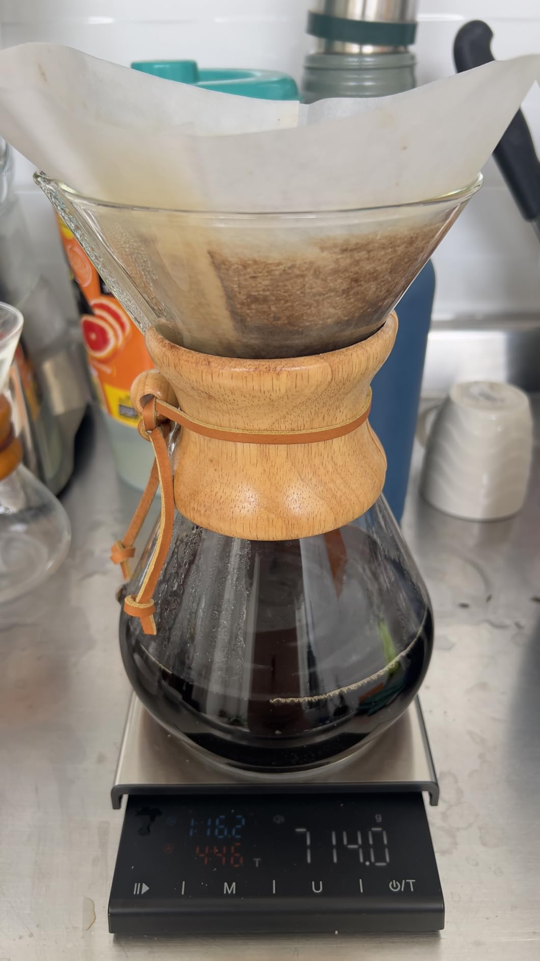 Chemex Pour-Over Glass Coffeemaker - Classic Series - 8-Cup customer photo 2