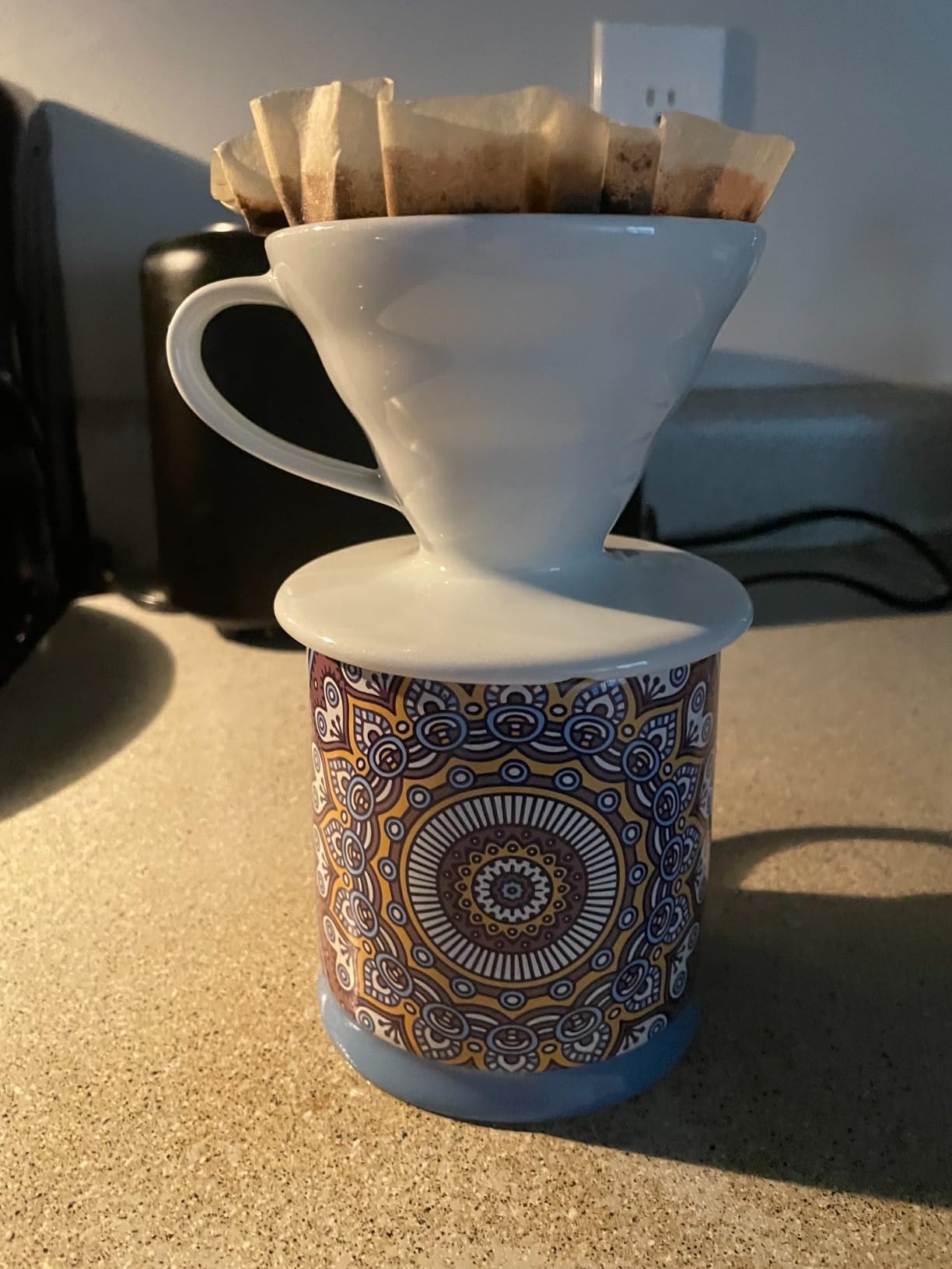 Hario V60 Dripper 02, White Ceramic customer photo 2
