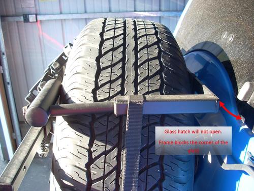 Hollywood Racks SR1 Spare Tire Bike Rack for Car for 2 Bikes, Up to 35 Lbs Each customer photo 2
