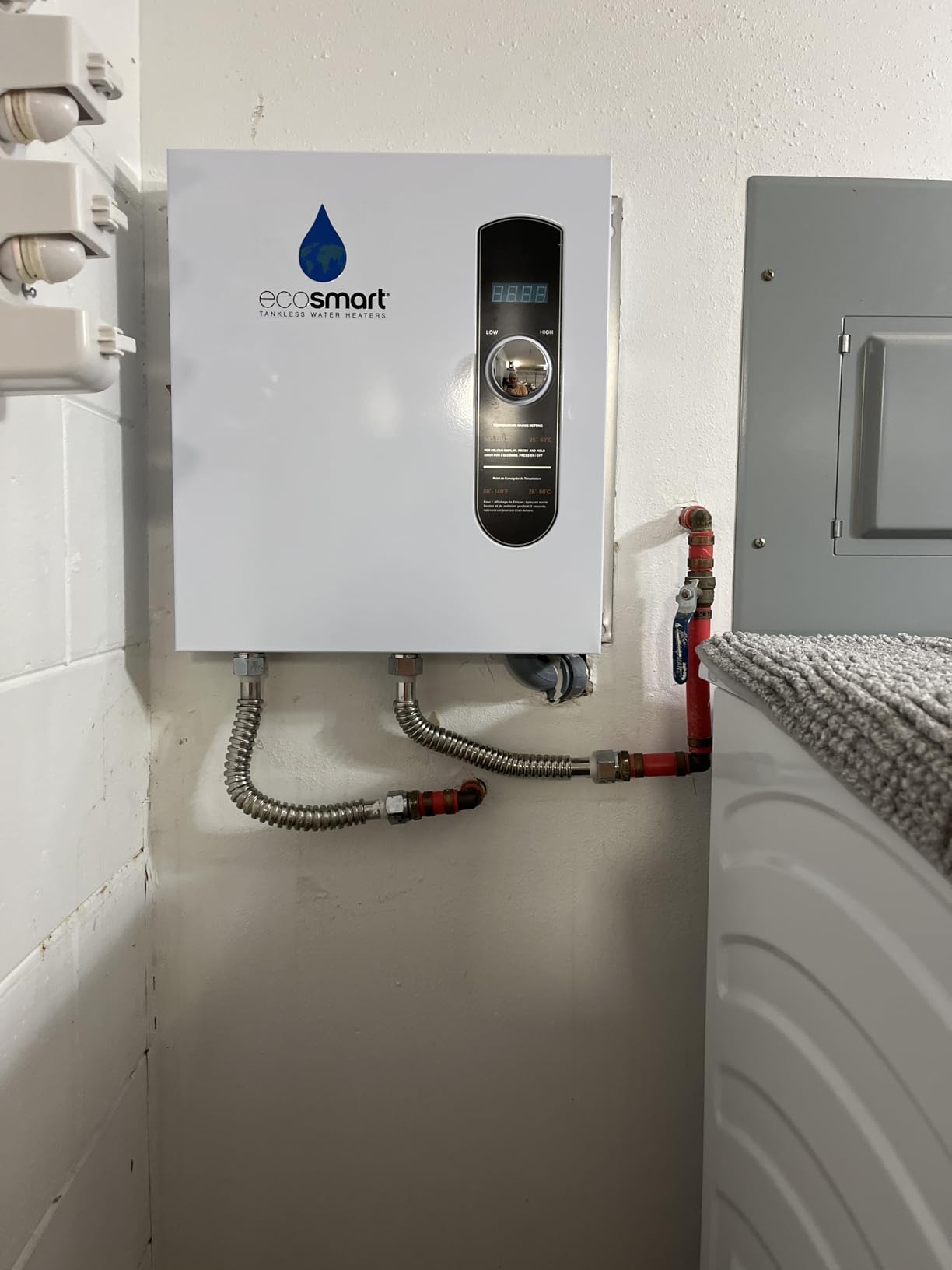 EcoSmart ECO 27 Tankless Water Heater, Electric, 27-kW, 17 x 17 x 3.5 customer photo 2