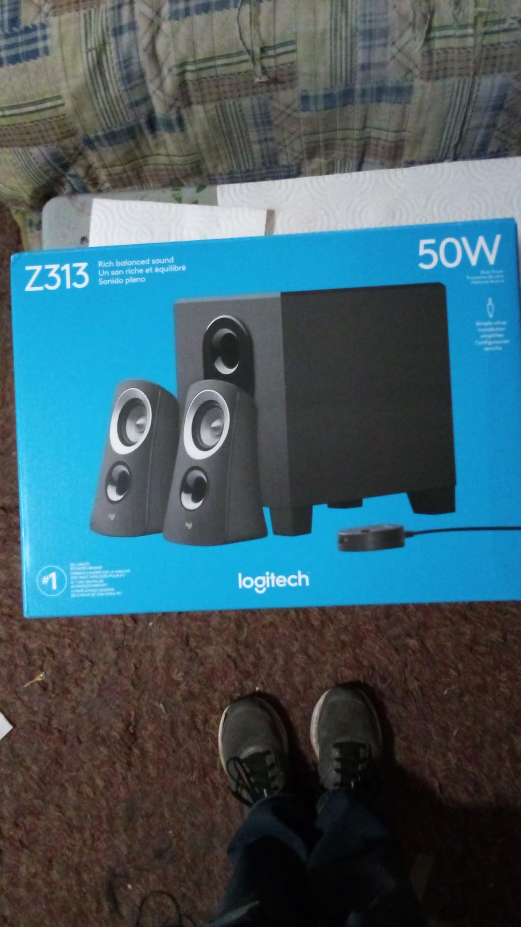 Logitech Z313 2.1 Multimedia Speaker System with Subwoofer customer photo 2