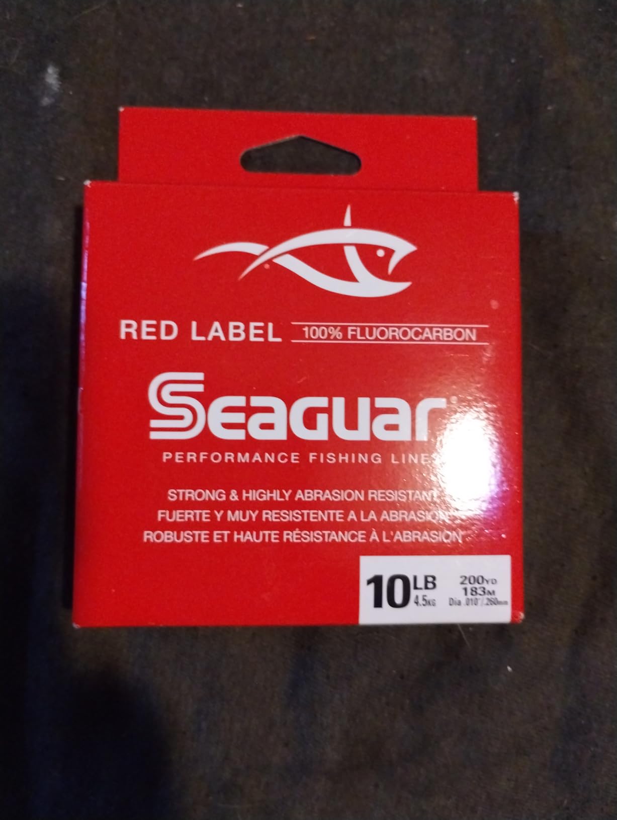 Seaguar Red Label Fishing Line for Power Baits & Heavy-Duty Applications, Freshwater, 100% Fluorocarbon, Clear customer photo 2