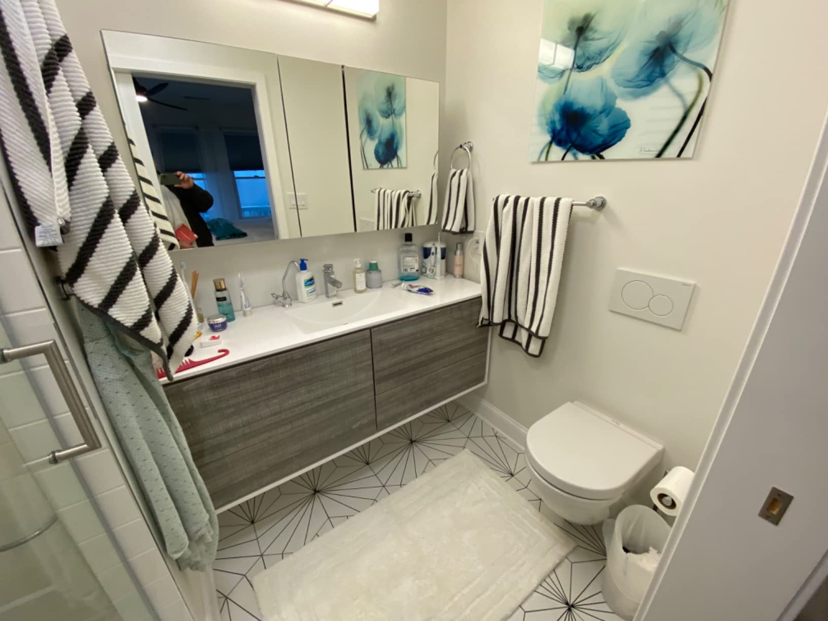 Duravit Geberit 111.335.00.5 DuoFix In-Wall System with Sigma Concealed Tank for 2x6 Wall Construction, white, large customer photo 1