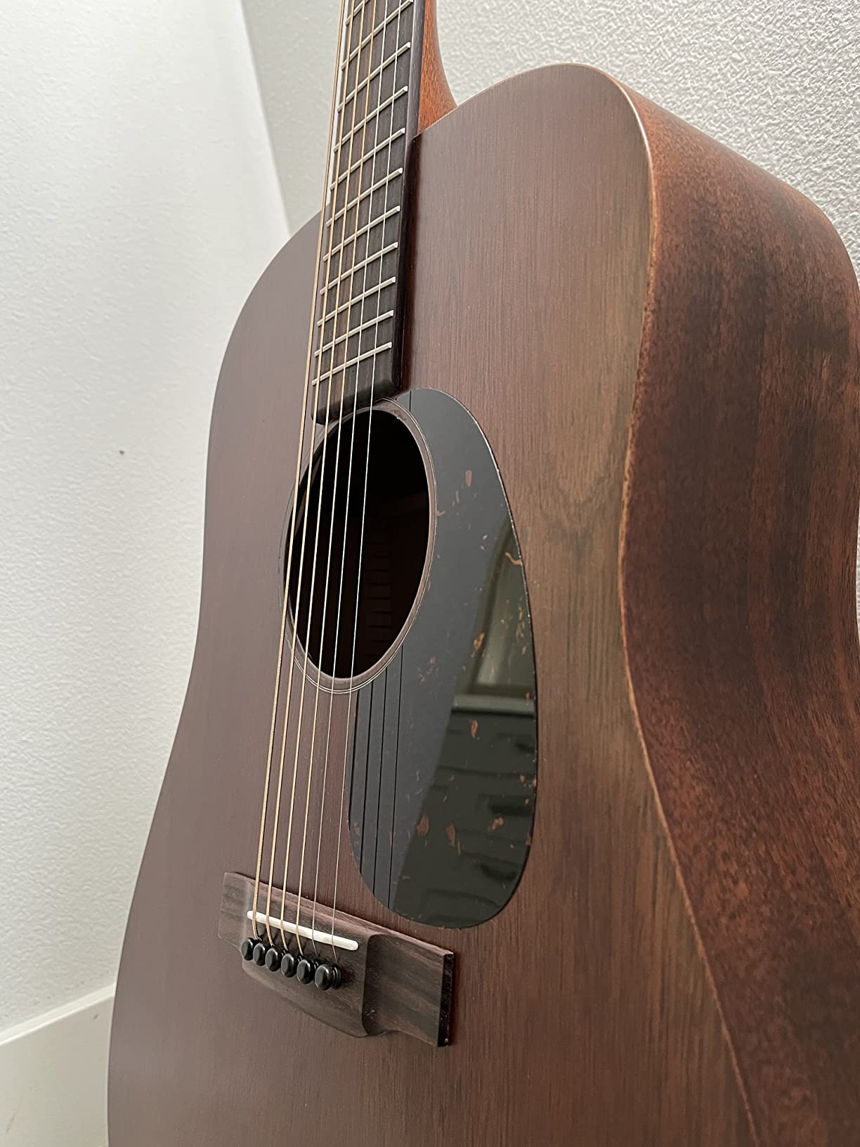 Martin Guitar D-15M with Gig Bag, Acoustic Guitar for the Working Musician, Mahogany Construction, Satin Finish, D-14 Fret, and Low Oval Neck Shape customer photo 2