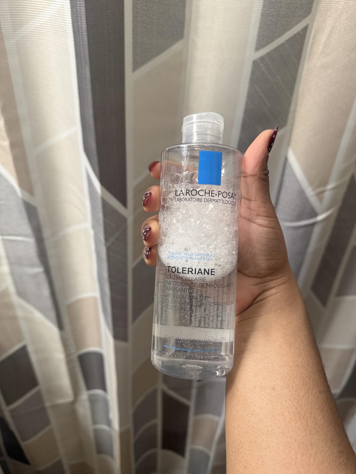 La Roche-Posay Micellar Cleansing Water for Sensitive Skin, Micellar Water Makeup Remover, Cleanses and Hydrates Skin, Gentle Face Toner, Oil Free customer photo 2