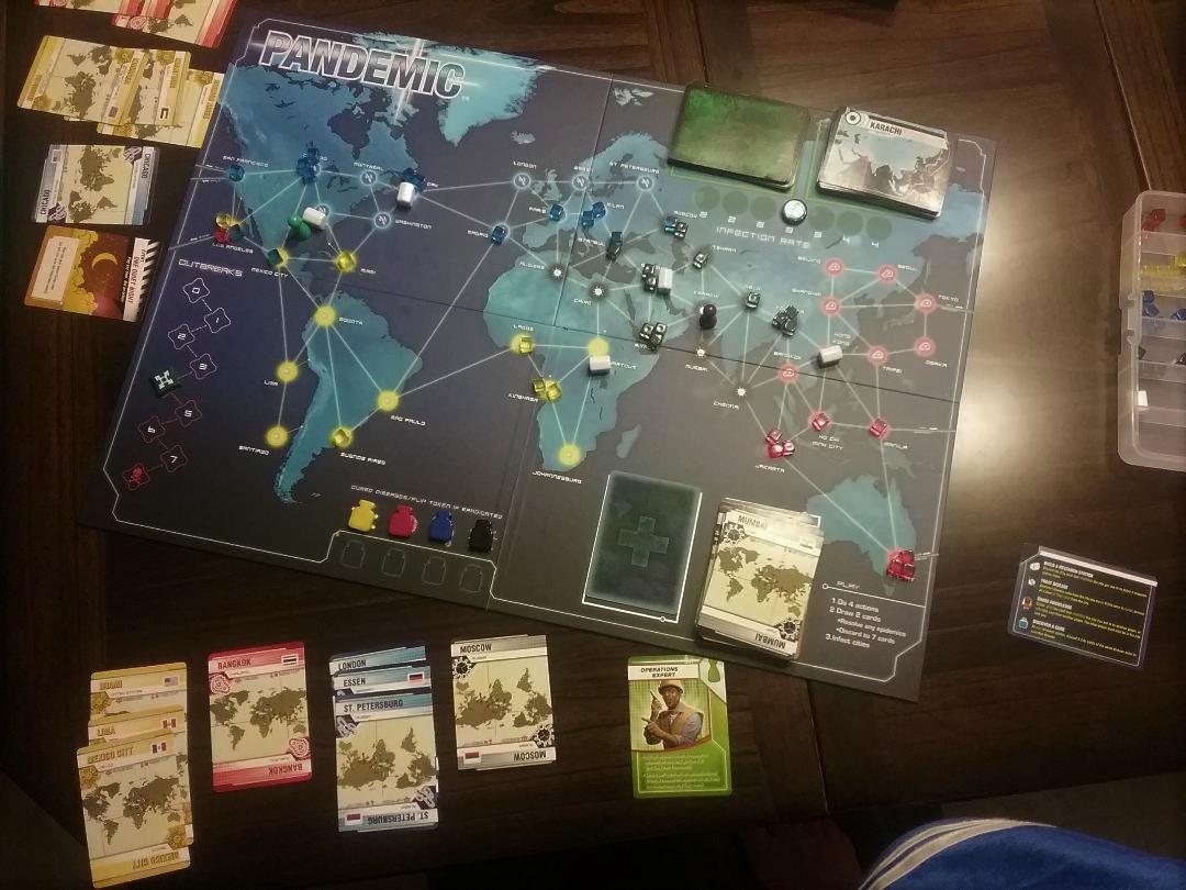 Pandemic Board Game - Cooperative Strategy for Adults & Families, Stop Global Disease Outbreaks, Adult Board Games, Teamwork & Strategy, Fun for Adults, 2-4 Players Ages 8+, 45-60 Minute Playtime customer photo 1