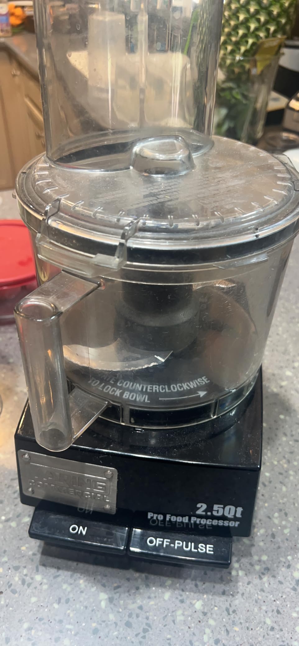 Waring Commercial Food Processor, 2.5 Quart Capacity, 3/4 Horsepower Motor, WFP11S customer photo 1