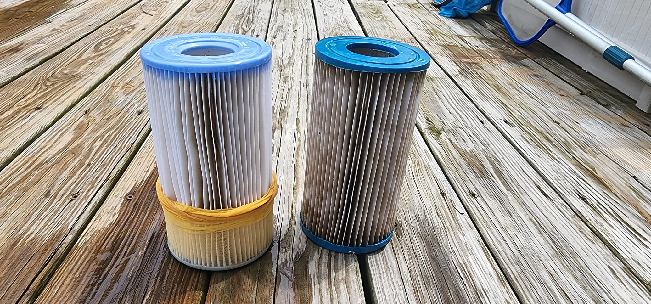 INTEX 29003E Type A Pool Filter Cartridge: For INTEX Filter Pumps - Easy-To-Clean - Dacron Paper - Efficient Filtration - Three Pack customer photo 1