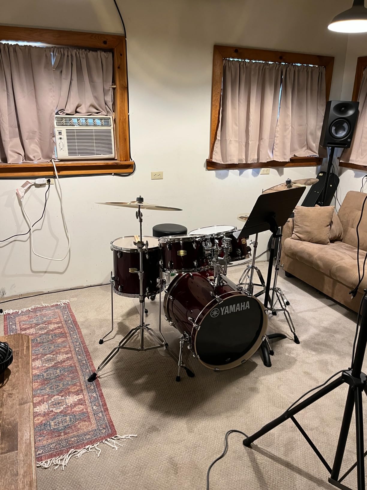 Yamaha Stage Custom Birch 5pc Drum Shell Pack With a 20 Kick Drum and 14