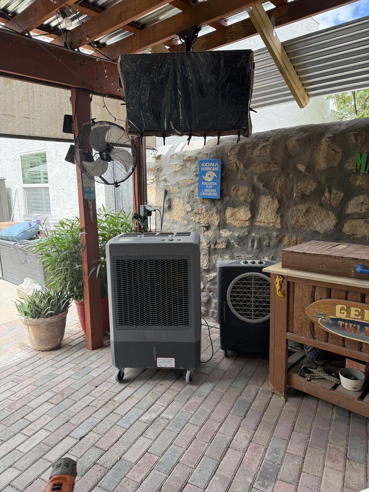 Hessaire 5300 CFM 3-Speed Portable Evaporative Cooler for 1600 square feet customer photo 2