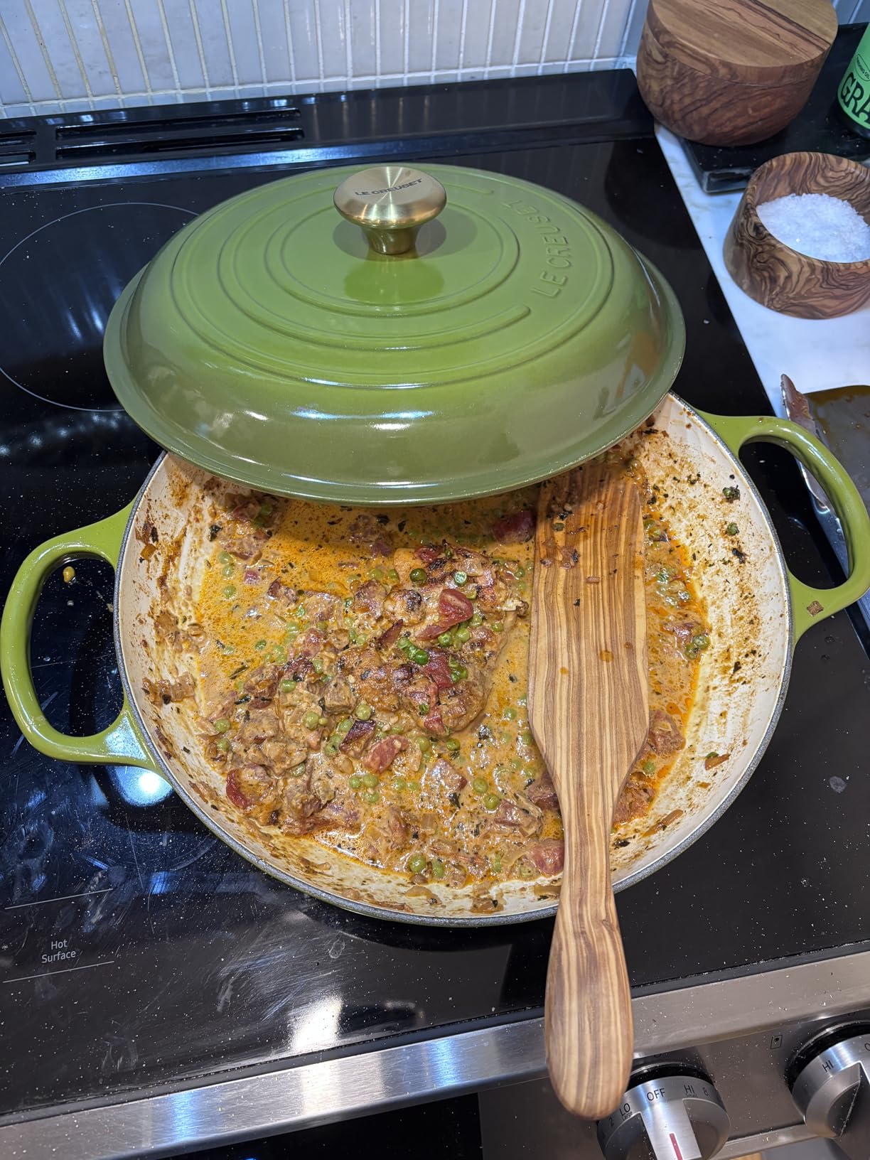Le Creuset Enameled Cast Iron Signature Braiser, 3.5 qt., Marseille customer photo 1