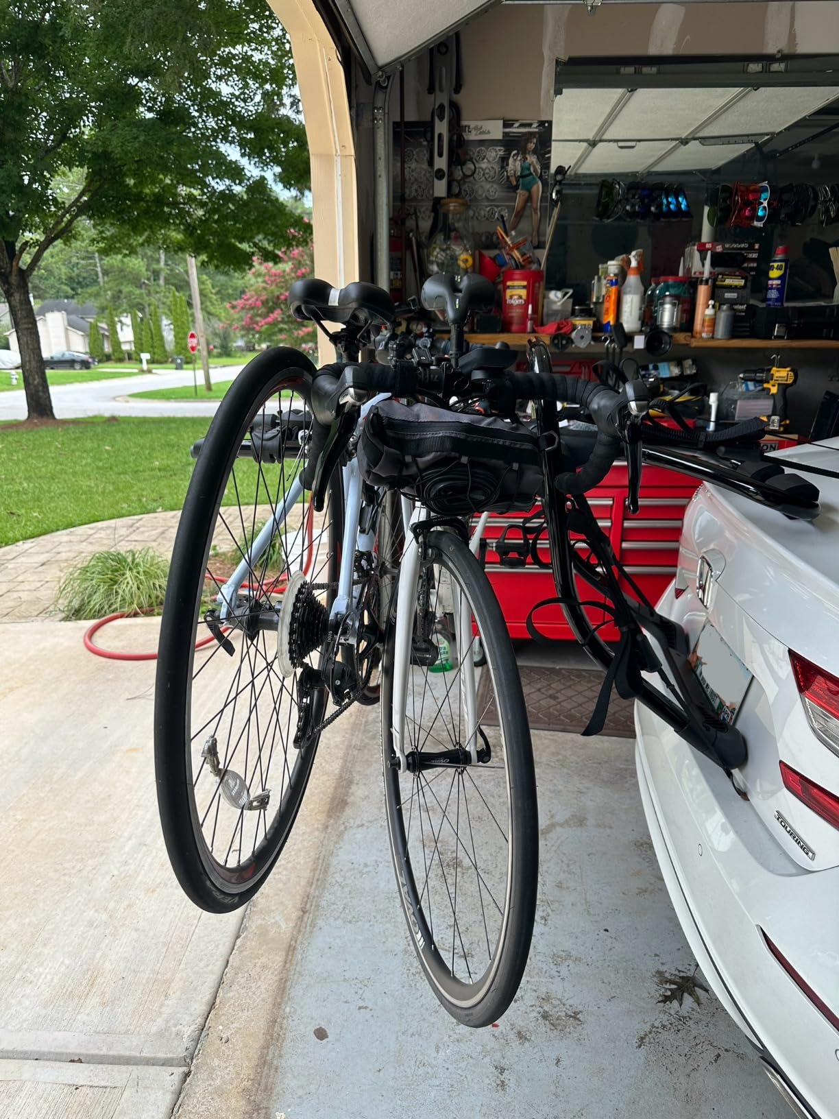 Yakima FullBack 3 Premium Trunk Bike Rack, Holds 3 Bikes, Tool-Free Installation, SuperCush ZipStrips, Foldable Arms, SKS Locks, Bottle Opener customer photo 2
