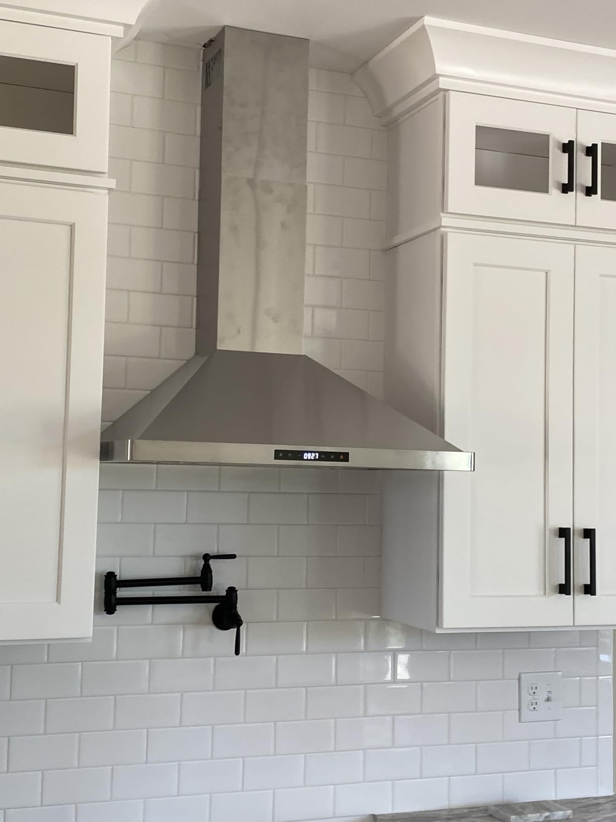COSMO COS-63175S 30 in. Vista Collection 380 CFM Ducted Wall Mount Range Hood, Touch Controls, LED Lights, Stainless Steel customer photo 2