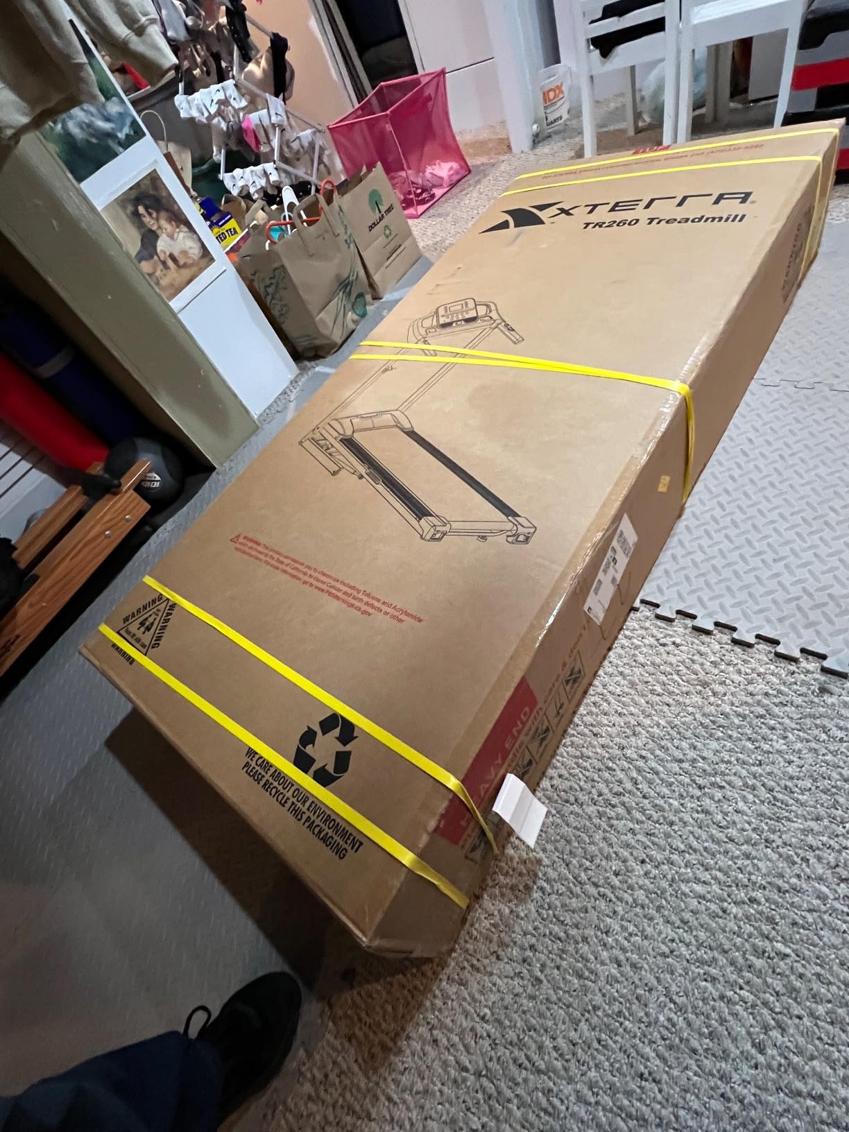XTERRA Fitness Premium Folding Smart Treadmill, Compact Design, 250+ LB Weight Capacity, Powerful Motor, XTERRA+ Fitness App Included with Purchase customer photo 2