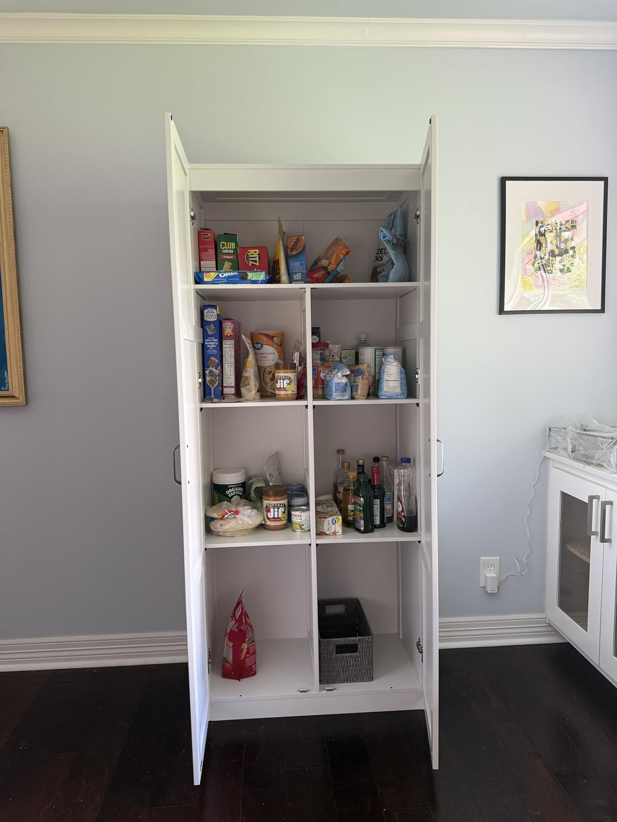 Sauder Select Storage Cabinet/ Pantry Cabinet, White Finish customer photo 2