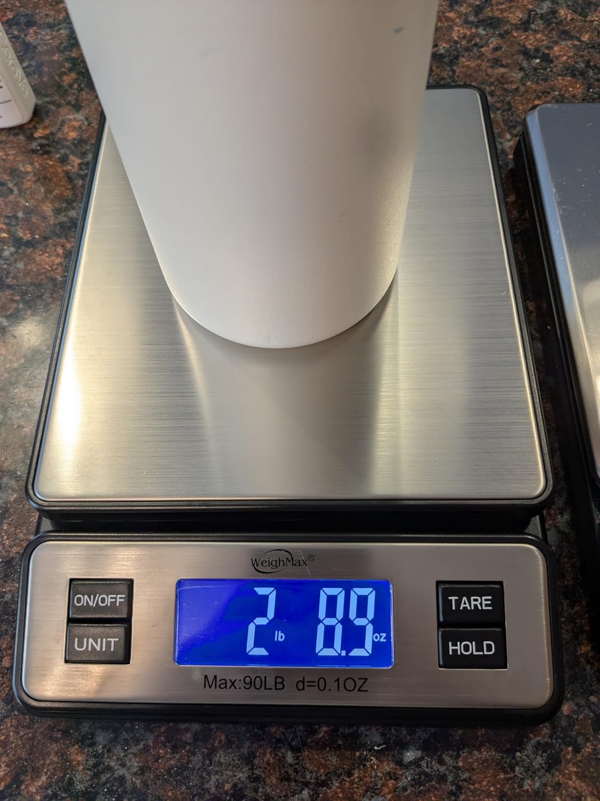 Weighmax W-2809 90 LB X 0.1 OZ Durable Stainless Steel Digital Postal Scale, Shipping Scale With AC adapter, 1 Pack customer photo 2