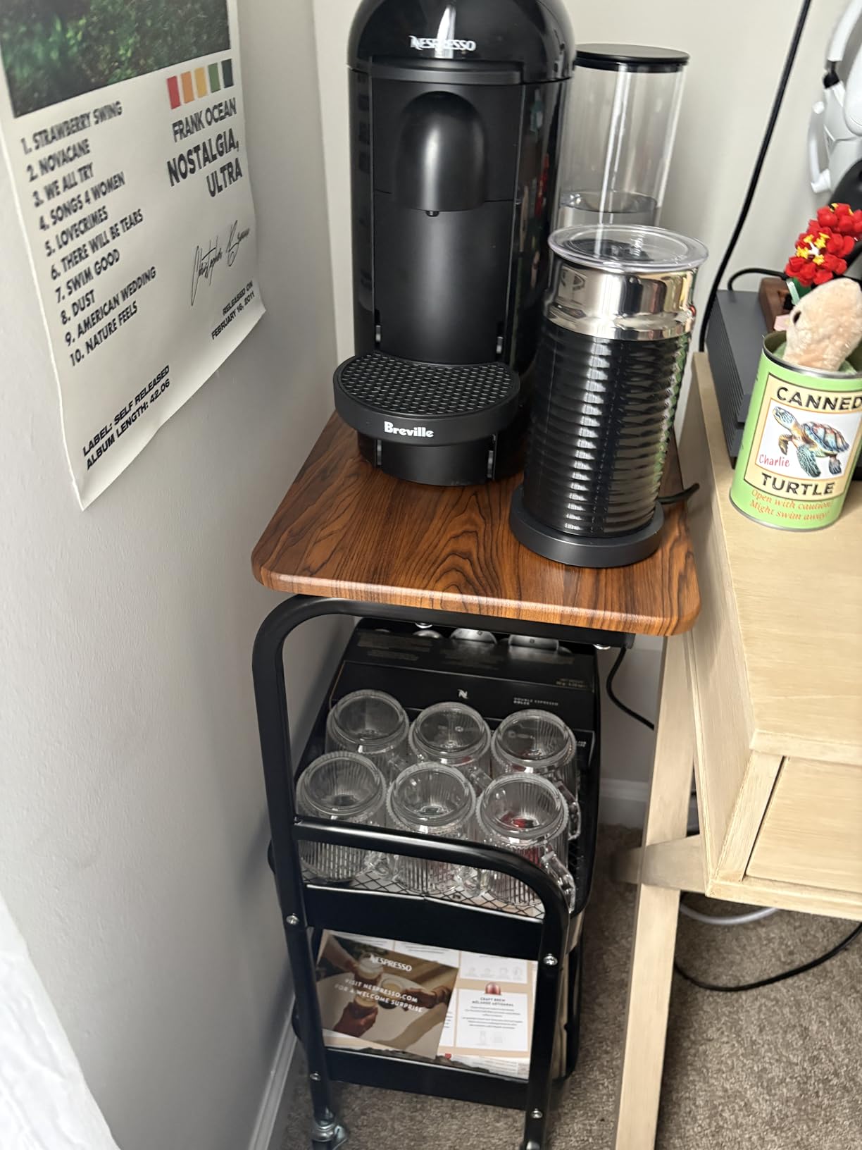 Nespresso Vertuo Plus Deluxe Coffee and Espresso Maker by Breville, Titan with Aeroccino Milk Frother customer photo 1