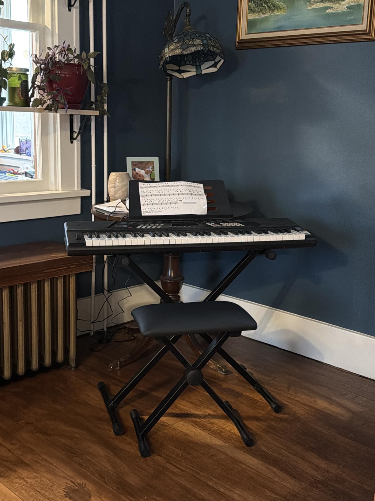RockJam RJ761 61 Key Keyboard Piano with Keyboard Bench, Digital Piano Stool, Sustain Pedal, Headphones & Lessons customer photo 2