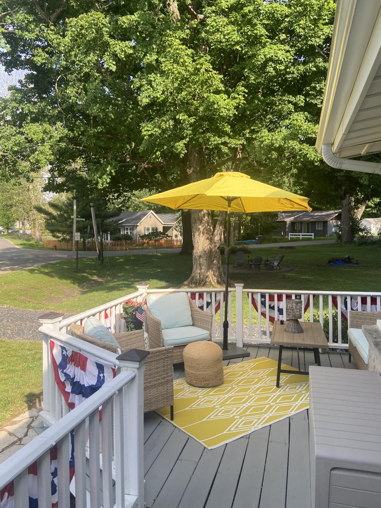 Best Choice Products 10ft Solar Polyester LED Lighted Patio Umbrella w/Tilt Adjustment and UV-Resistant Fabric - Tan customer photo 2