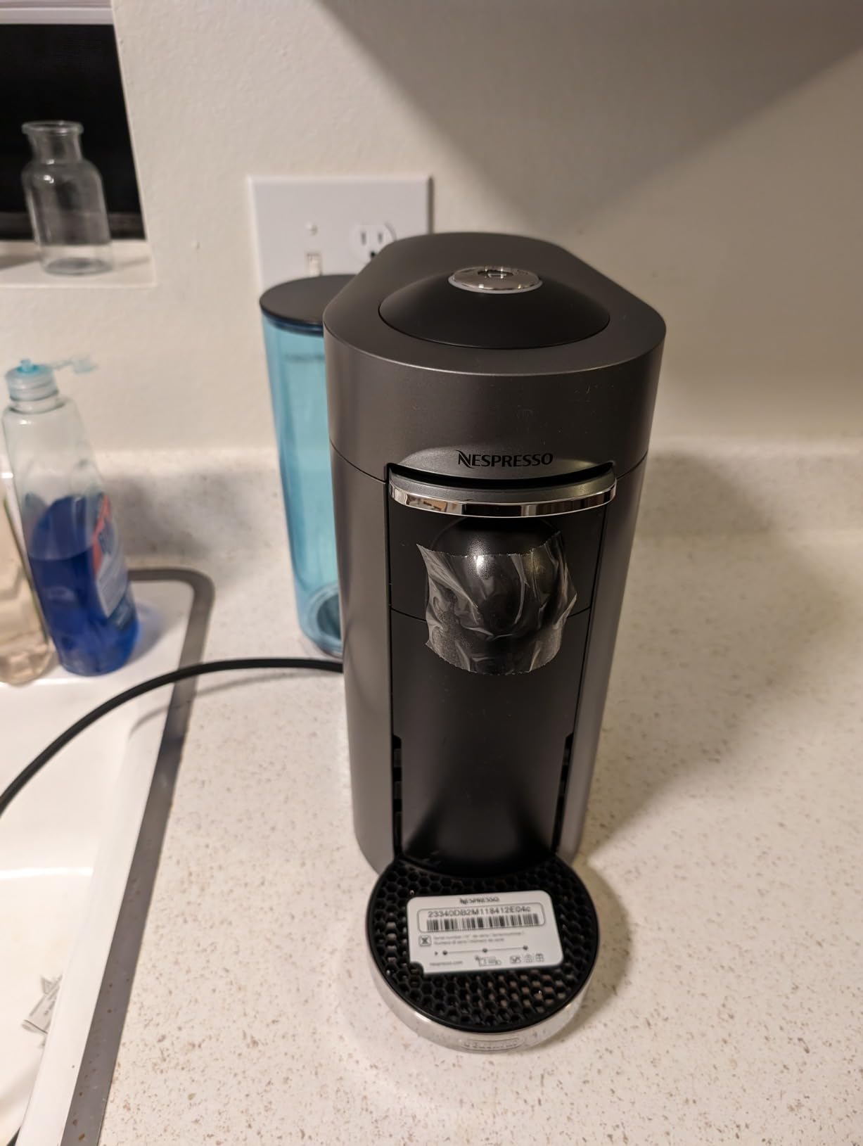 Nespresso Vertuo Plus Coffee and Espresso Maker by De'Longhi, Titan customer photo 1