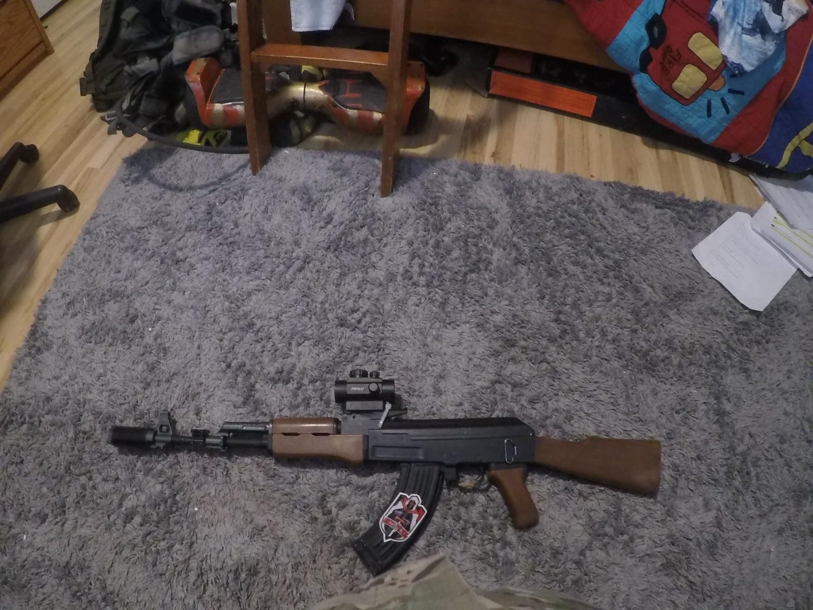Lancer Tactical Gen 2 Airsoft Steel AK-47 Airsoft AEG Rifle with Battery & Charger 370-390 FPS - Faux Wood (LT-728-G2) customer photo 1