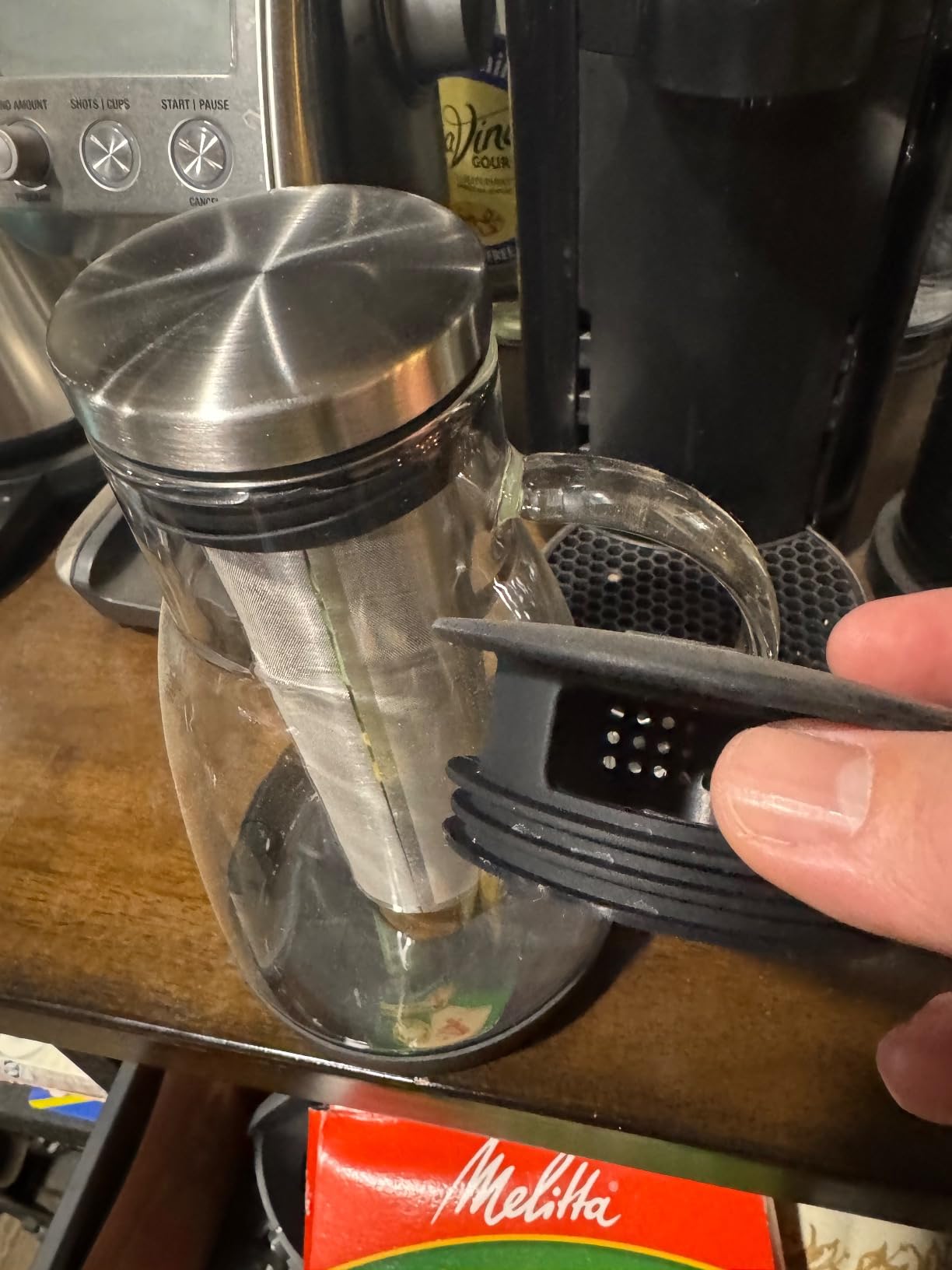 Bean Envy Cold Brew Coffee Maker - 32 oz Glass Coffee Cold Brew Maker and Pitcher w/Silicone Cap & Base customer photo 2