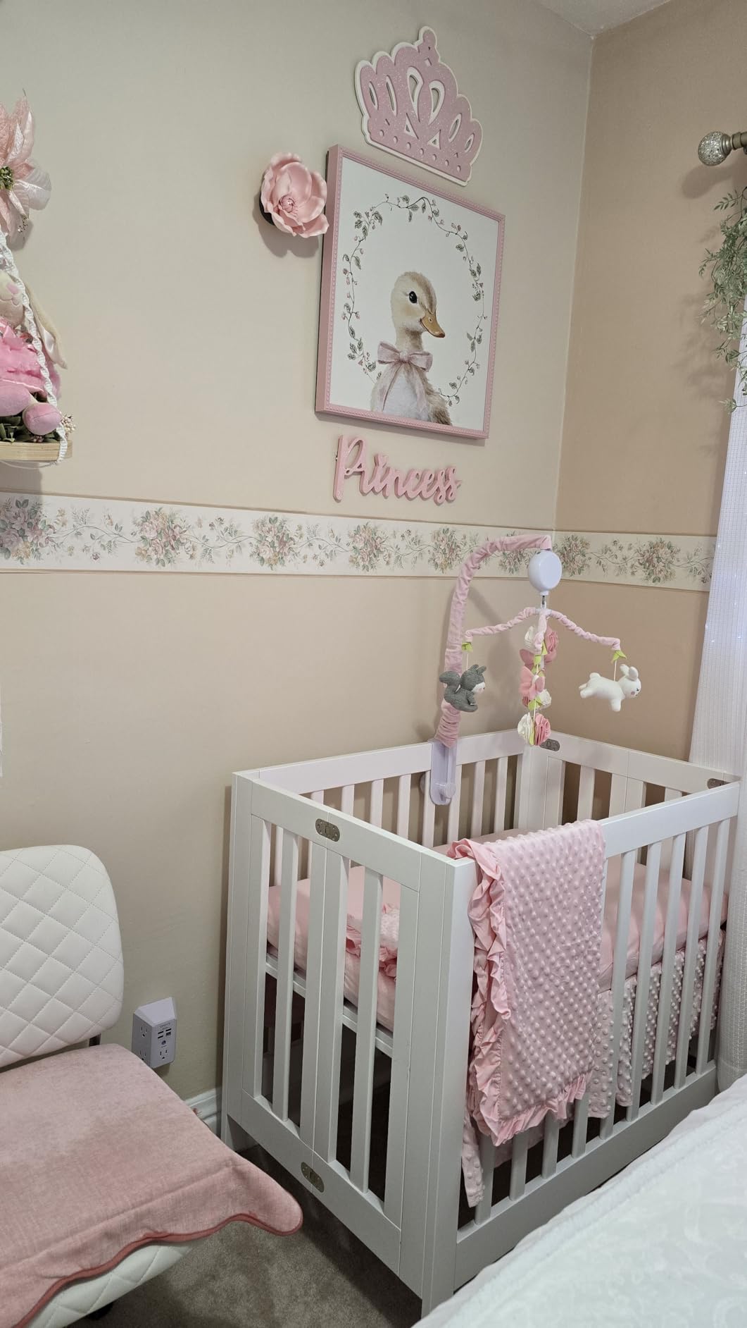 Babyletto Origami Mini Portable Crib Folding with Wheels in Washed Natural, 2 Adjustable Mattress Positions, Greenguard Gold Certified customer photo 1