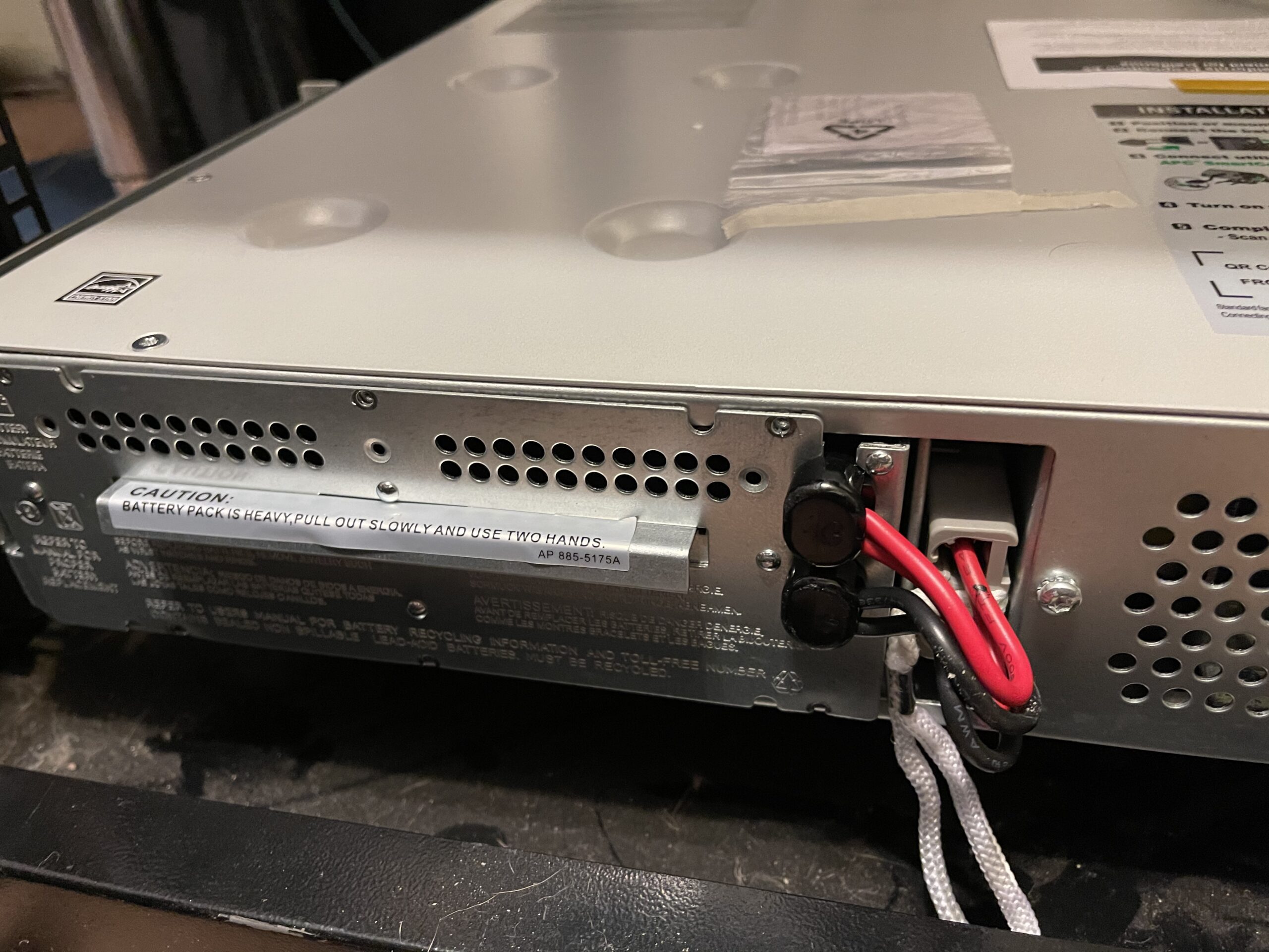 APC 1500VA Smart UPS with SmartConnect, SMC1500-2UC Rack Mount UPS Battery Backup, Sinewave, AVR, 120V customer photo 1