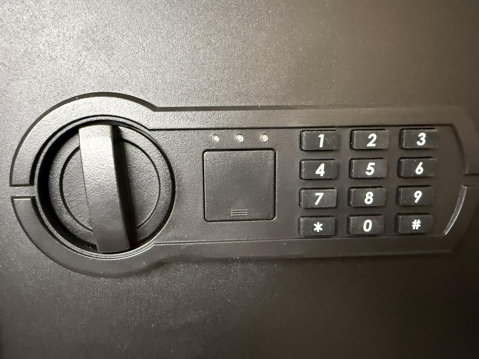Amazon Basics Steel Home Security Safe with Electronic Keypad, Programmable Combination Lock for Documents, Jewelry, Valuables, Removable Shelf, 1.52 Cubic Feet, Black, 13.8