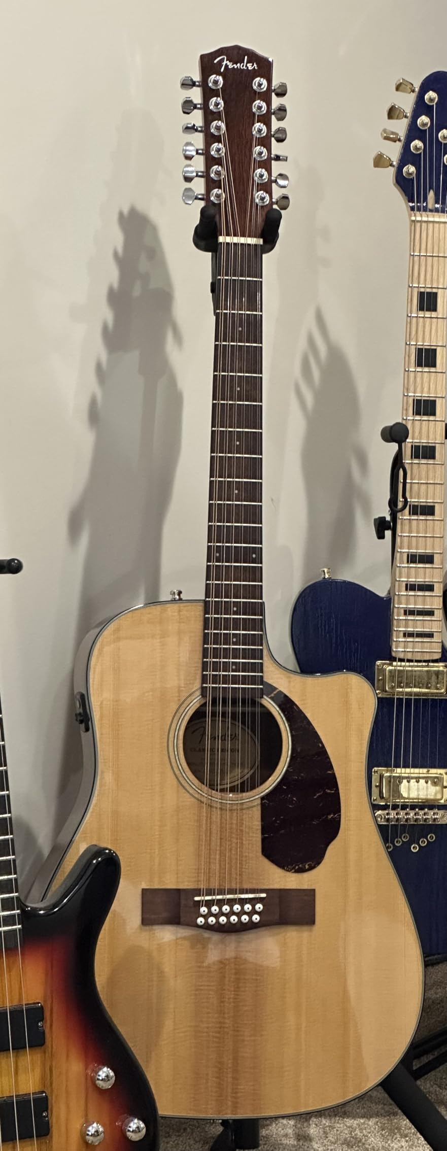 Fender CD-140SCE 12-String Dreadnought Cutaway Acoustic Electric Guitar with Fishman Pickup and Preamp System, Natural, with Case customer photo 1