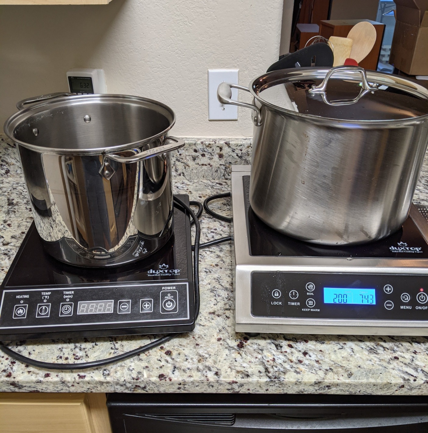 Duxtop Professional Portable Induction Cooktop, Commercial Range Countertop Burner, 1800 Watts Induction Burner with Sensor Touch and LCD Screen, P961LS/BT-C35-D customer photo 2