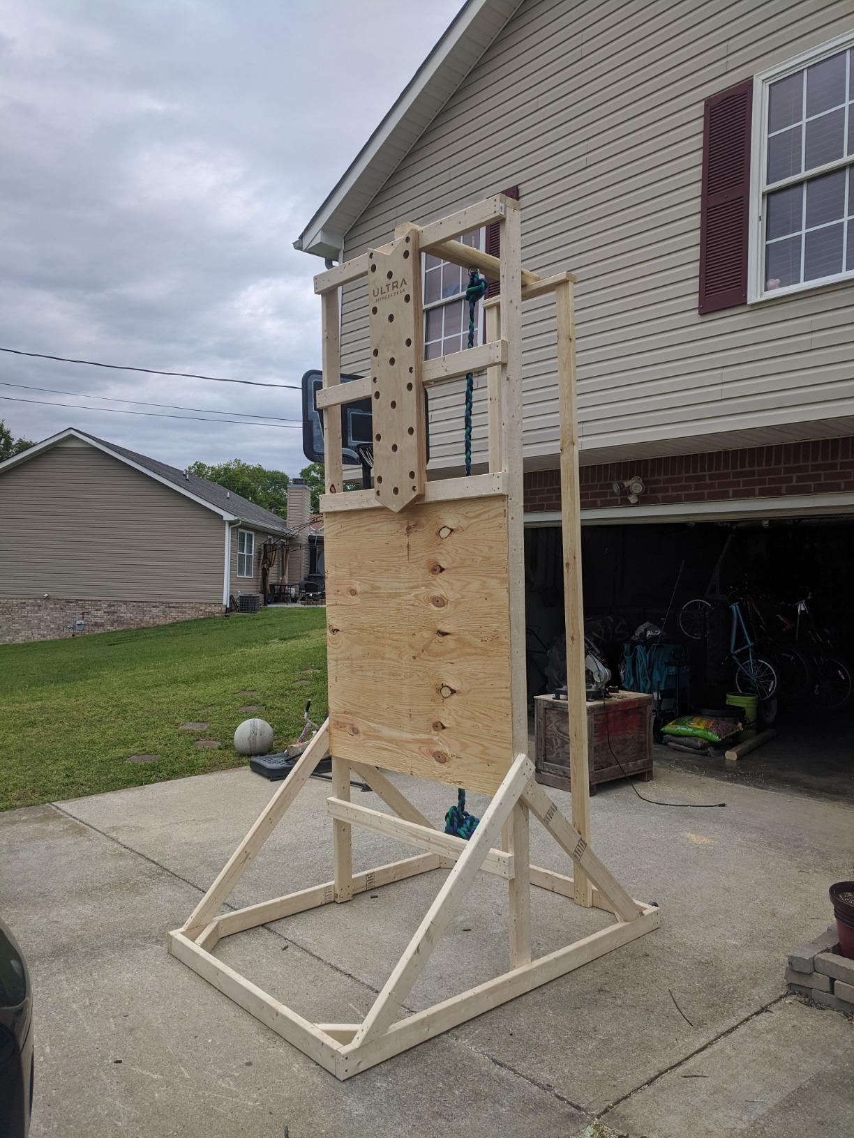 Climbing Pegboard 51 Inch, Climbing Hold Cross Training Exercise Equipment, Climbing Wall Training Ladder for Fitness, Agility and Muscle Strength customer photo 1