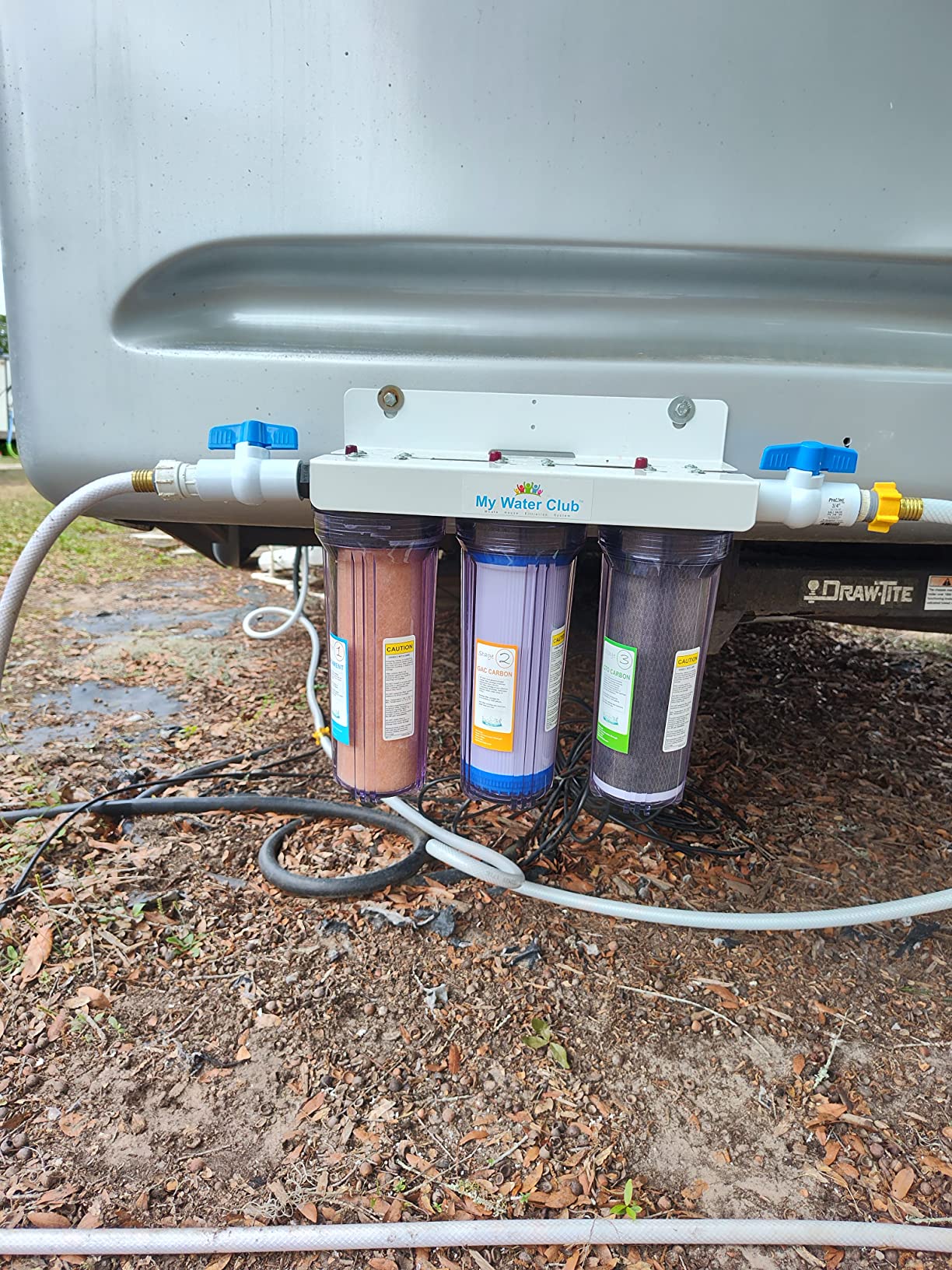 3-Stage Whole House Water Filtration System with 2 Valves, Extra 1 Year Filter Supply (6 pcs) customer photo 1