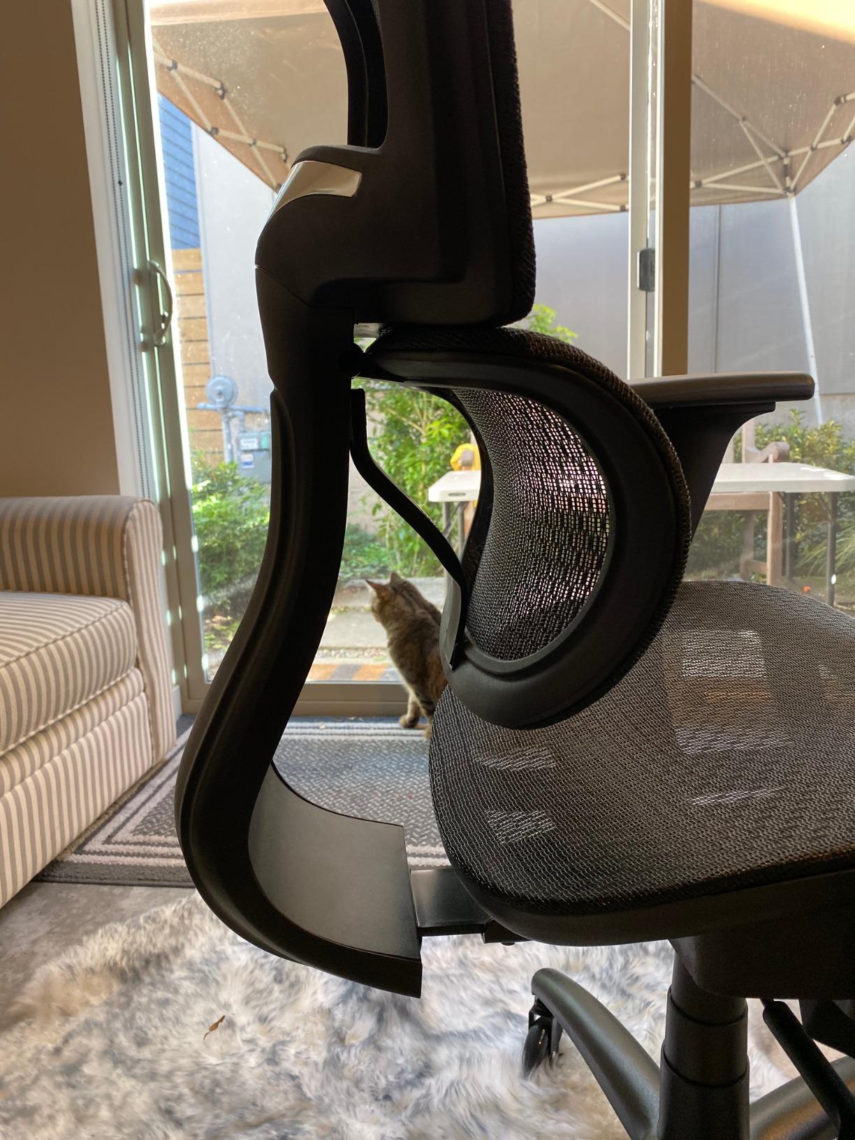 Nouhaus Ergo3D Ergonomic Office Chair Lumbar Support Mesh Office Chair with 4D Adjustable Armrest, Adjustable Headrest and Wheels, Mesh High Back Home Office Desk Chairs (Grey) customer photo 1