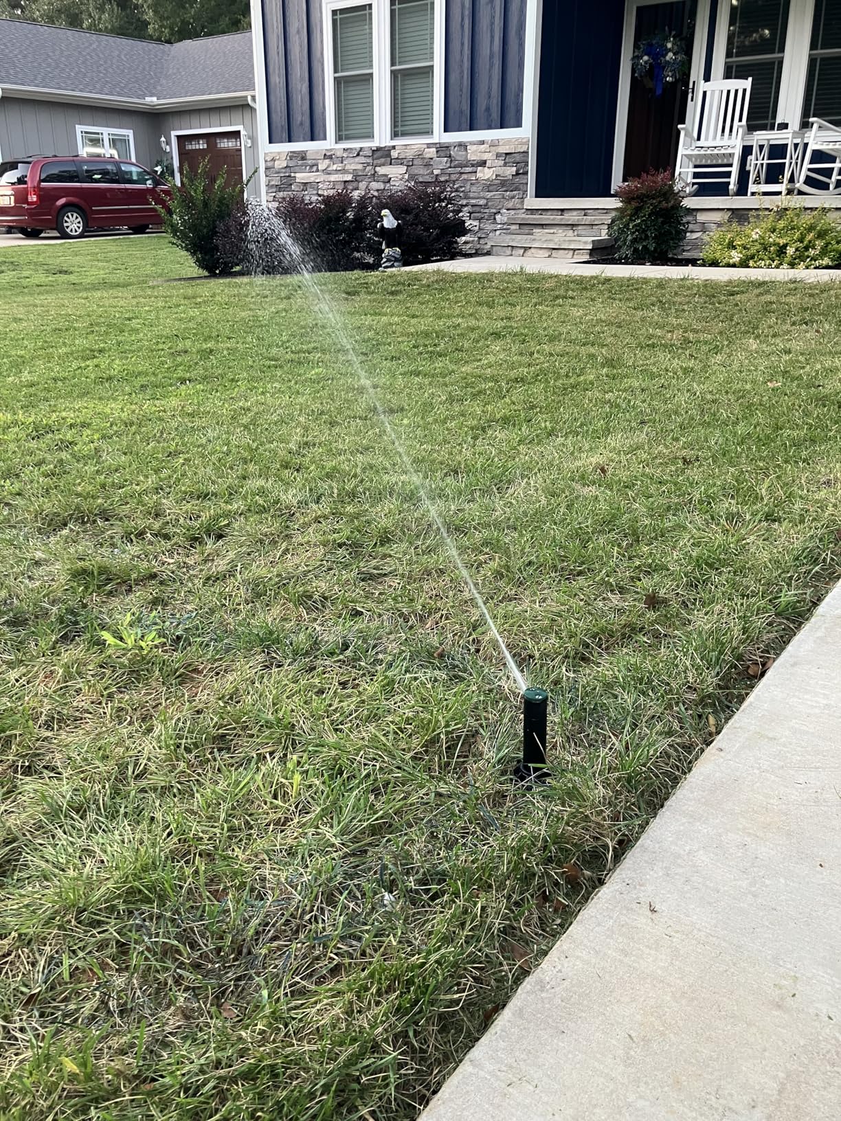 Orbit 2-Zone All-in-One Automatic Watering System - Automatic Sprinkler System for Yard Irrigation Setup - DIY Lawn Kit - Double Outlet Hose Timer - Easy Push-Fit Technology - Large Coverage - 50021 customer photo 2