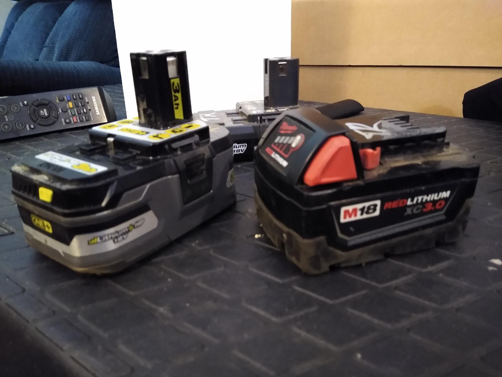 Ryobi 18V ONE+ Lithium+ 3.0 Ah Battery 2-Pack Starter Kit with Charger and Bag P166 customer photo 1