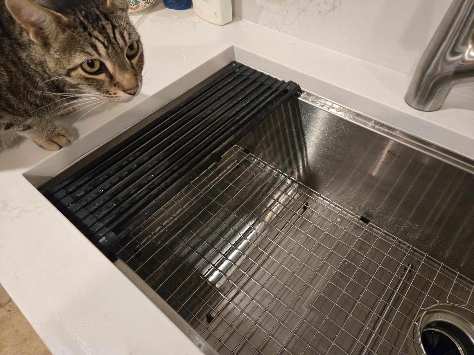 KRAUS Kore 32-Inch Undermount Workstation 16 Gauge Single Bowl Stainless Steel Kitchen Sink with Accessories, KWU110-32 customer photo 2