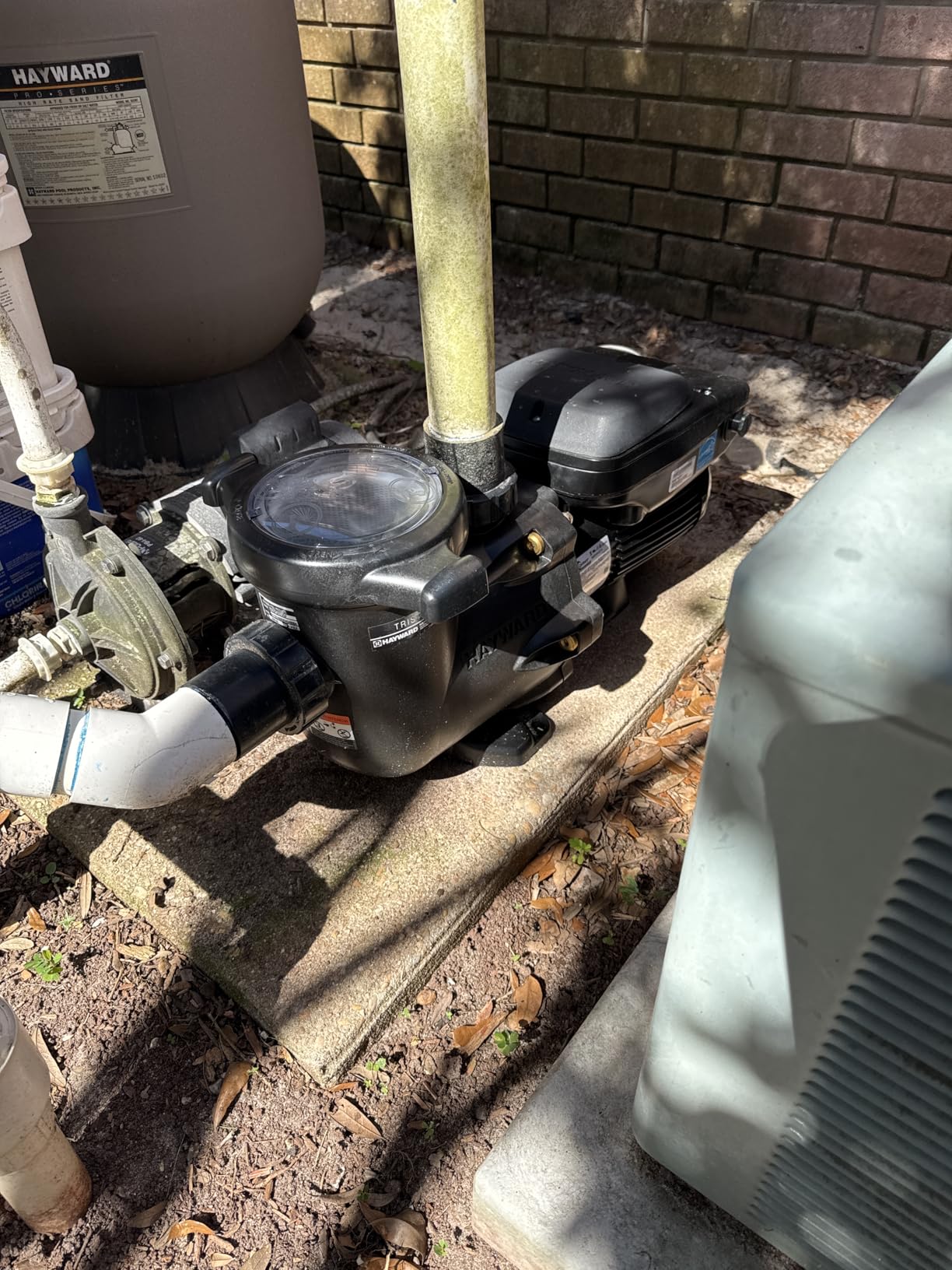 Hayward 1.85 HP Pool Filter Pump (W3SP3202VSP), Black customer photo 1