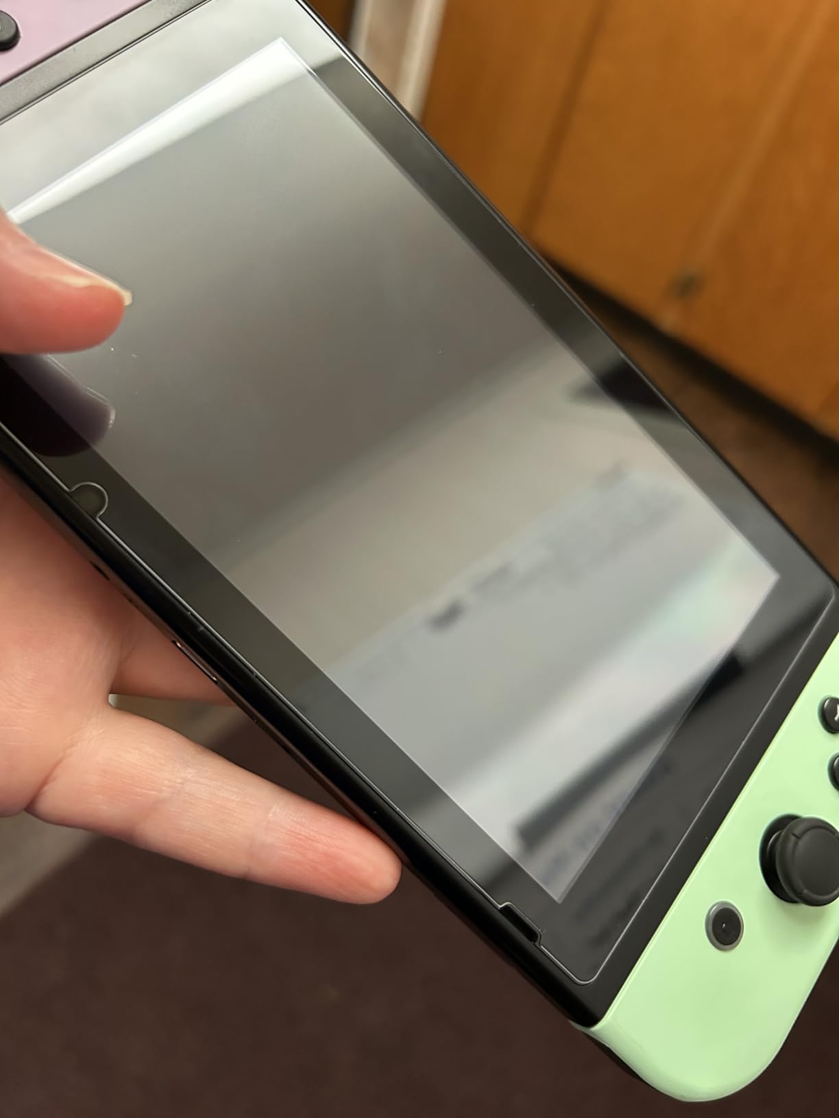 daydayup [3 Pack] Tempered Glass Screen Protector Compatible with Nintendo Switch - HD Clear Anti-Scratch customer photo 1