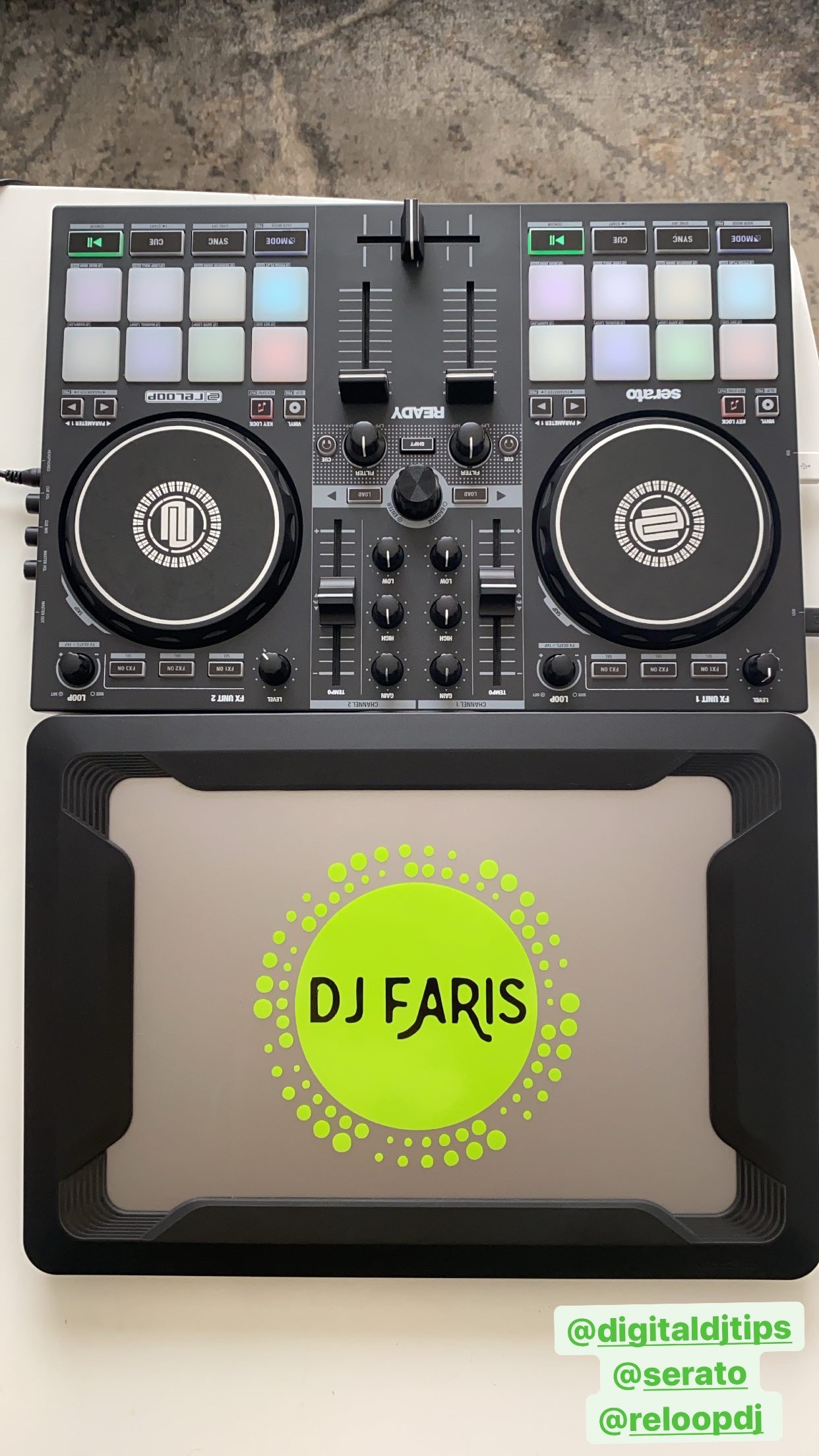 Reloop Ready Compact Prep 2-Deck DJ Controller designed for Serato DJ Lite (included) & DJ Pro, Built-in USB Audio Interface customer photo 1