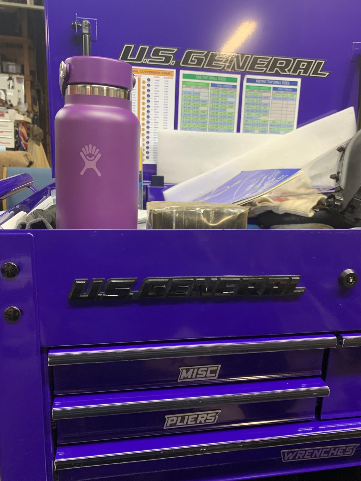 Hydro Flask Water Bottle - Insulated Stainless Steel - Wide Mouth Flex Lid, Non Spill, Leakproof and Refillable in 20 Oz customer photo 2